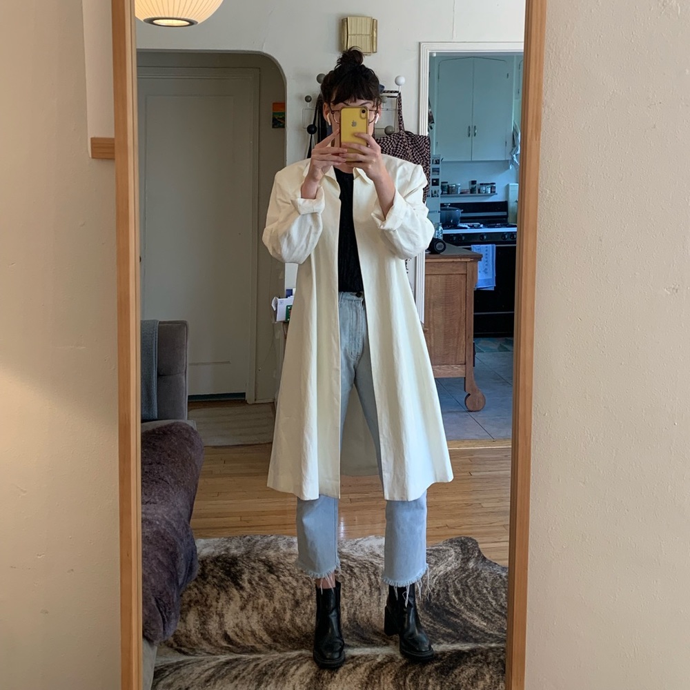 Vintage Linen Duster